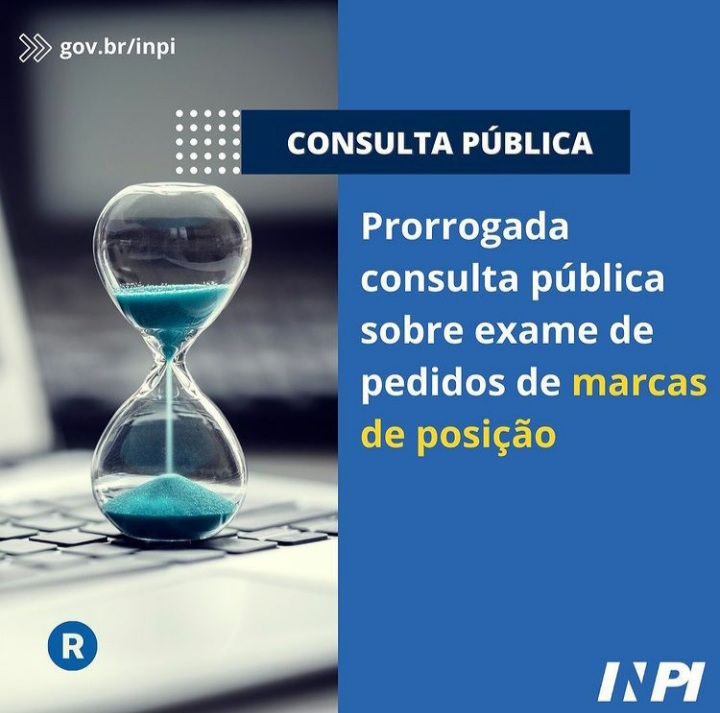 INPI Prorroga por mais 30 dias o prazo de consulta de marcas  com oposições.